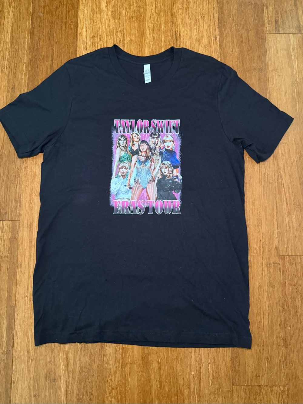 Taylor Swift Eras Tour Black Graphic Tee L - Picture 2 of 5